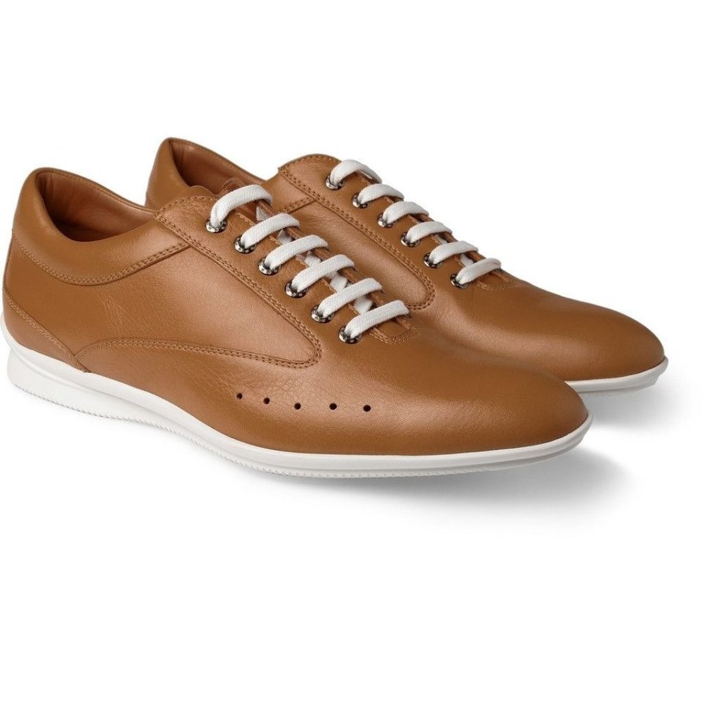 John Lobb Ashton Martin Winner Sport 2012 in Saddle Tan, UK Sz 5.5 US 6.5